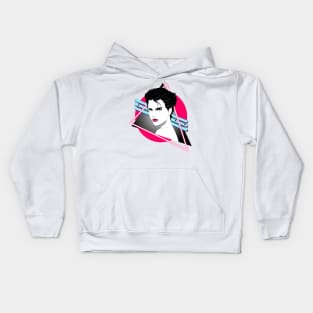 Nagel-style Synthwave Portrait Kids Hoodie